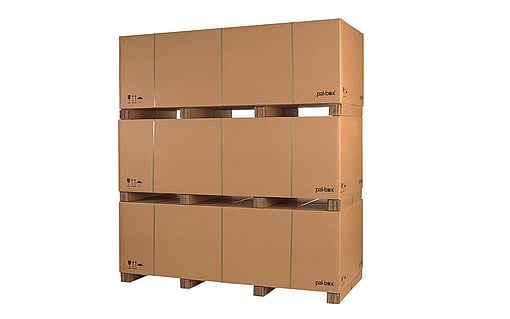 Mondi pal-box®, büyük eşyalar için oluklu mukavva kutu