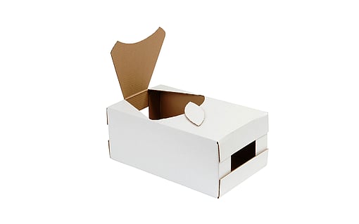 Sade beyaz, markasız, oluklu, rafı tamamen saran bir çözüm.