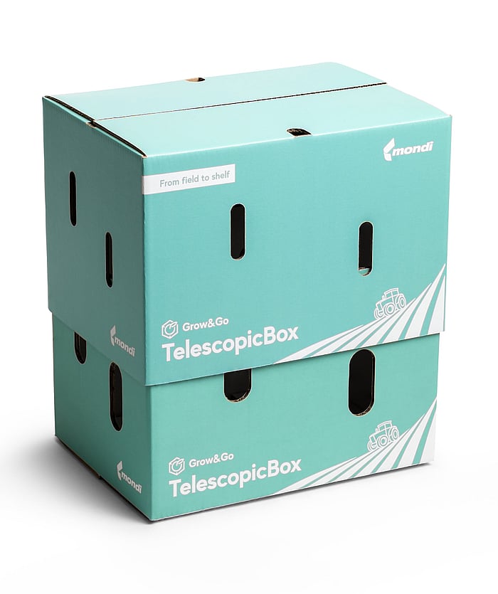 Talebe göre genişleyen bir TelescopicBox.