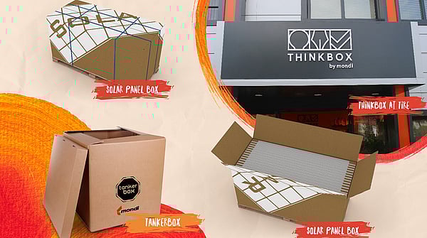 Mondi produces packaging solutions for the heavy-duty sector, including the Solar Panel Box, Tanker Box, and eBike Box.