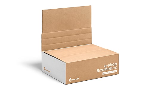 Mondi tarafından üretilen bir SizeMeBox.
