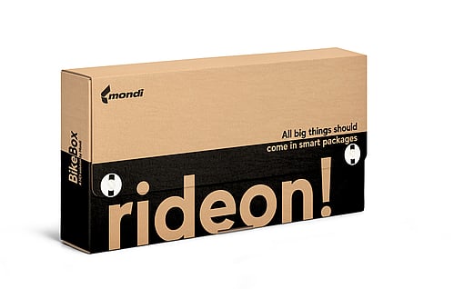 Kapalı bir Mondi Bisiklet Ambalaj Çözümü