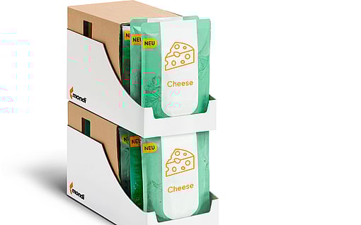 Rafta satılmaya hazır ambalaj.